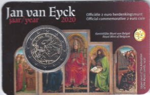 2 euro Jan van Eyck Belgie